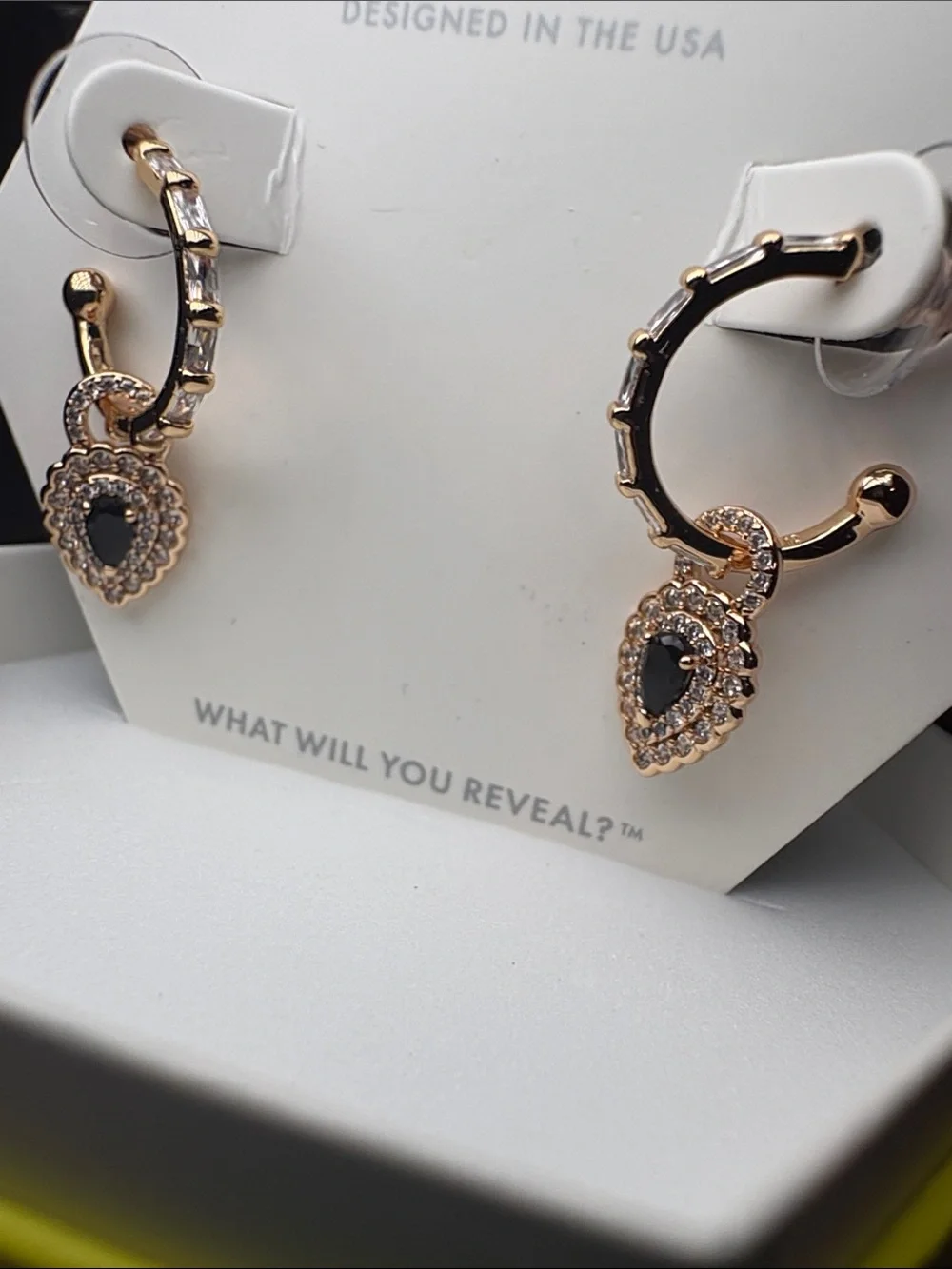 Bomb Party - OG Earrings - Exclusive Bringback - Black Onyx - Rose Gold